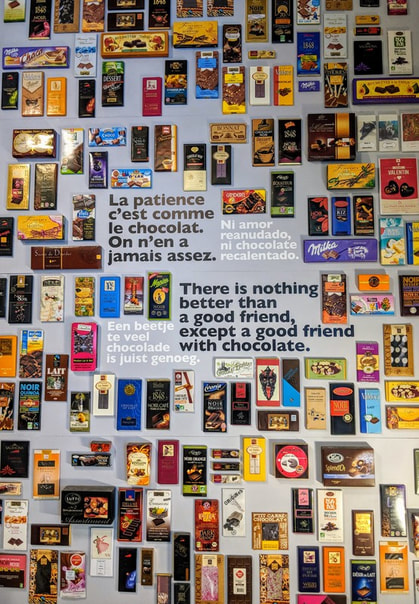 Chocolate Wall Collage